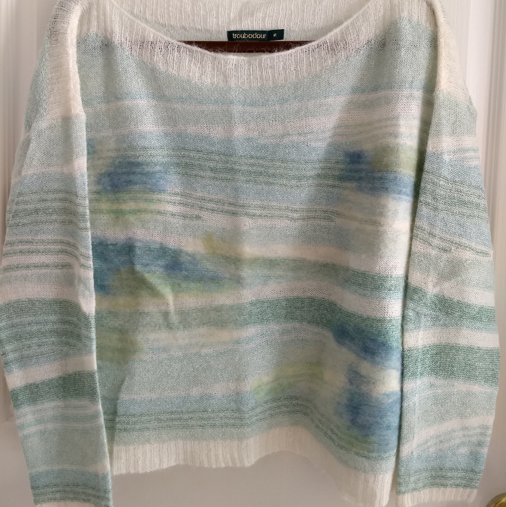 Anthropologie Sea Alpaca Sweater